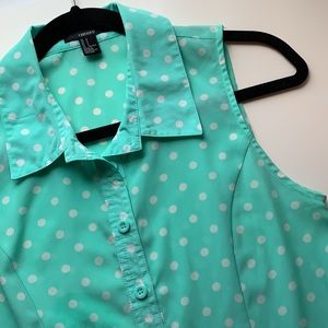 FOREVER 21 Retro Polka Dot Dress